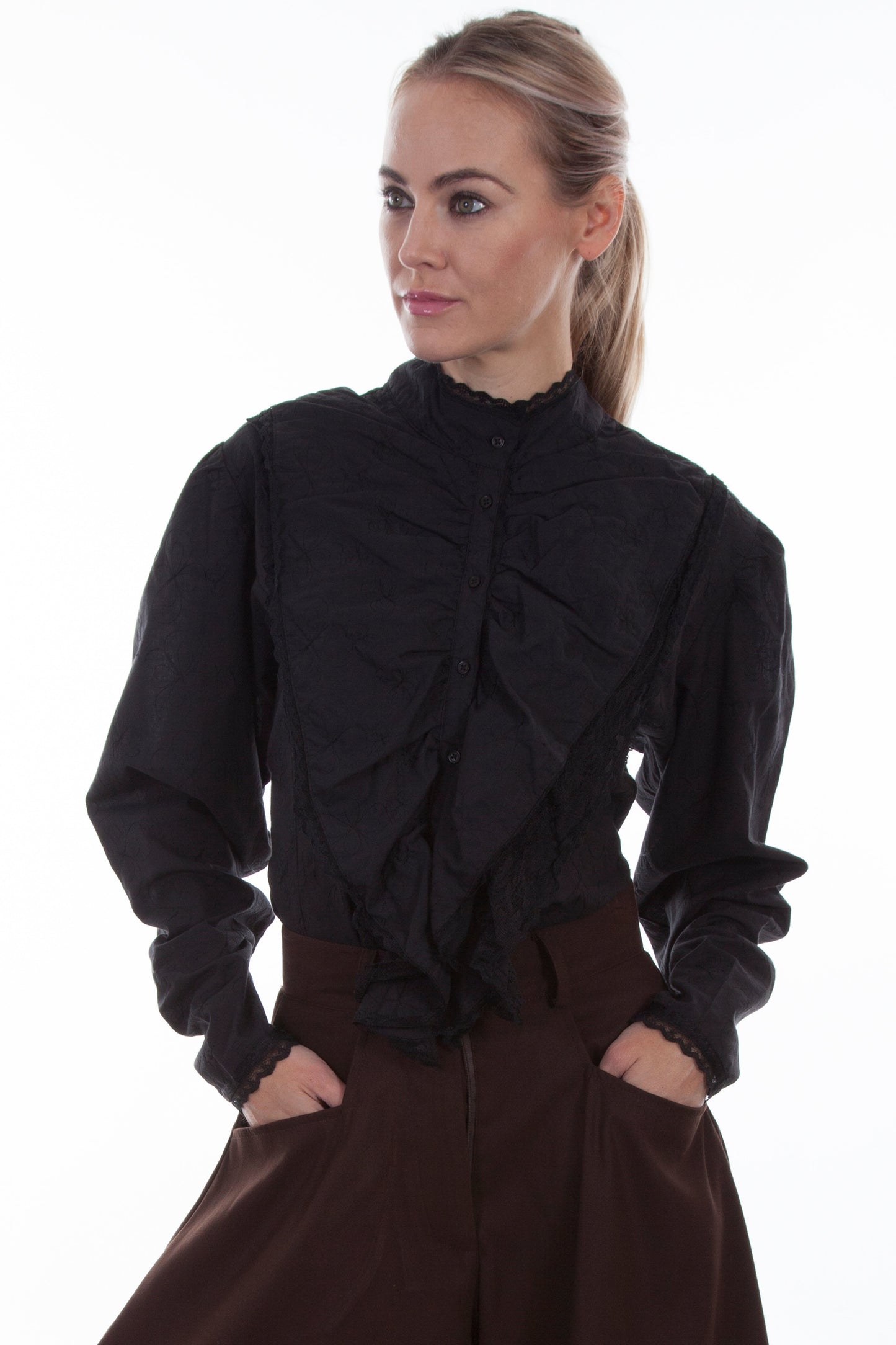 Emb. Floral Blouse - RW510