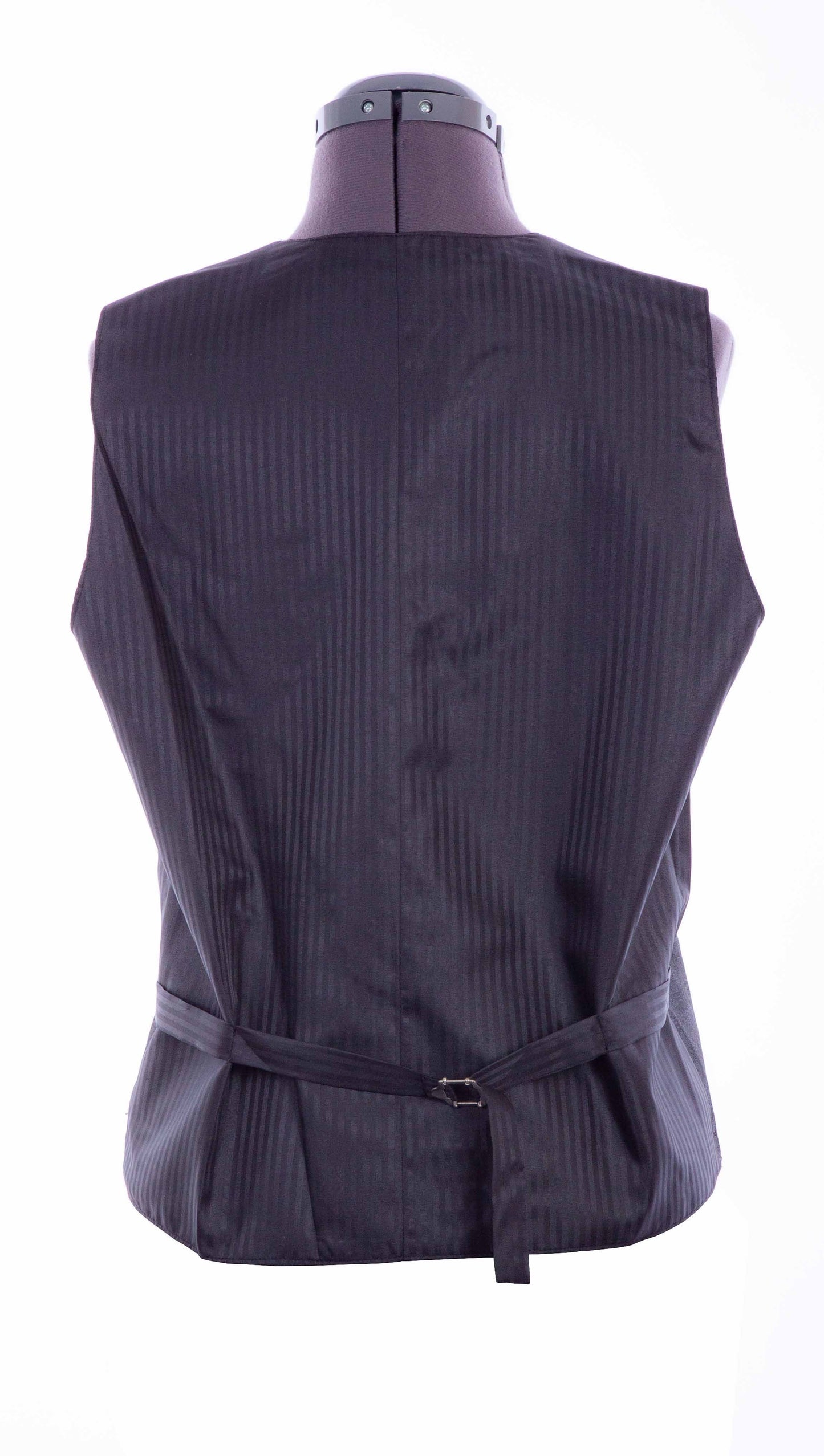 Ladies Black Paisley Vest - RW546
