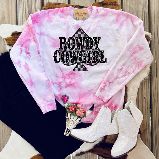 Rowdy Cowgirl Western Graphic Sweatshirt