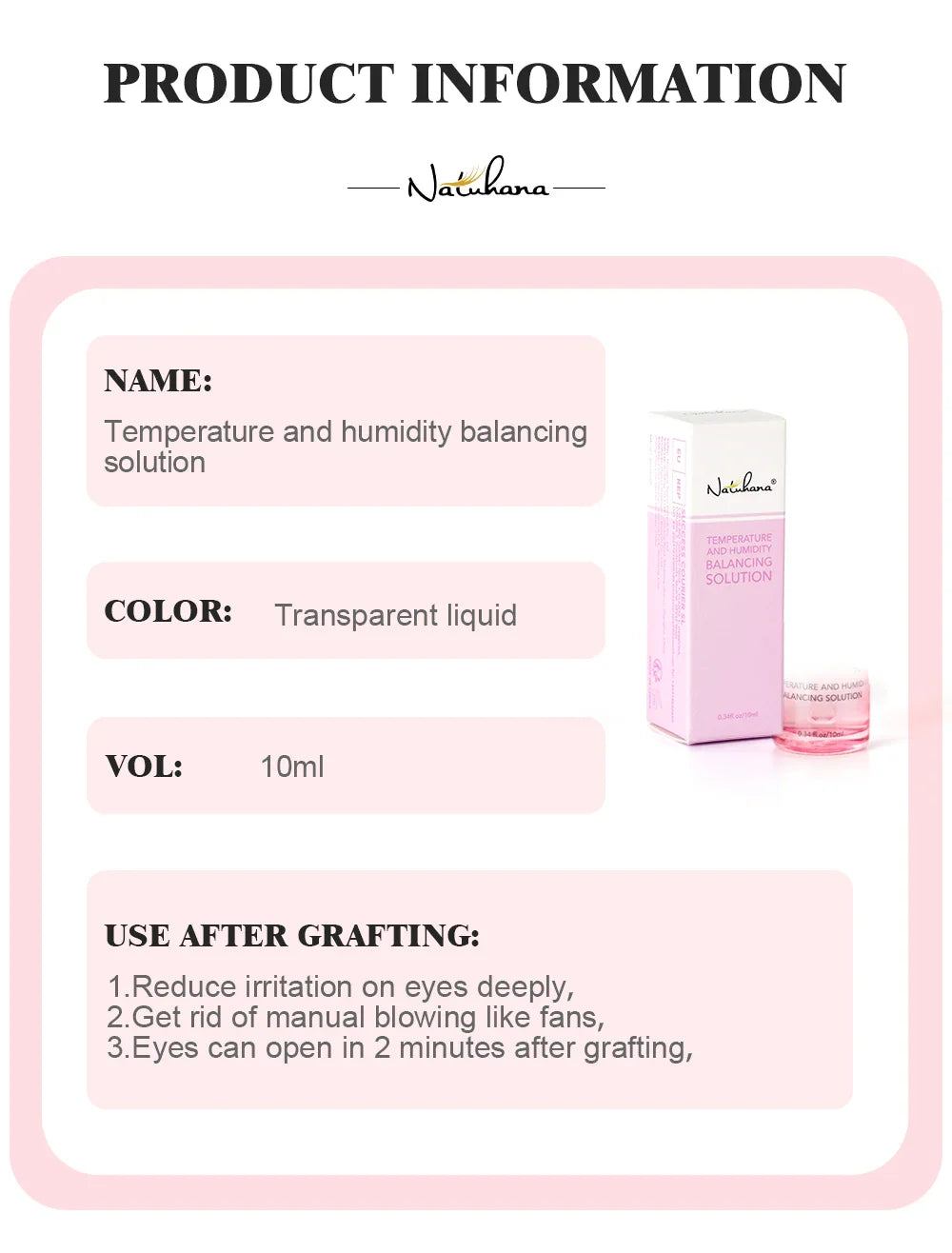 NATUHANA  Lashes Super Bonder For Eyelash Extension Quick Drying Long Last Grafting Eyelash Glue EyelashesAdhesive Suppliers