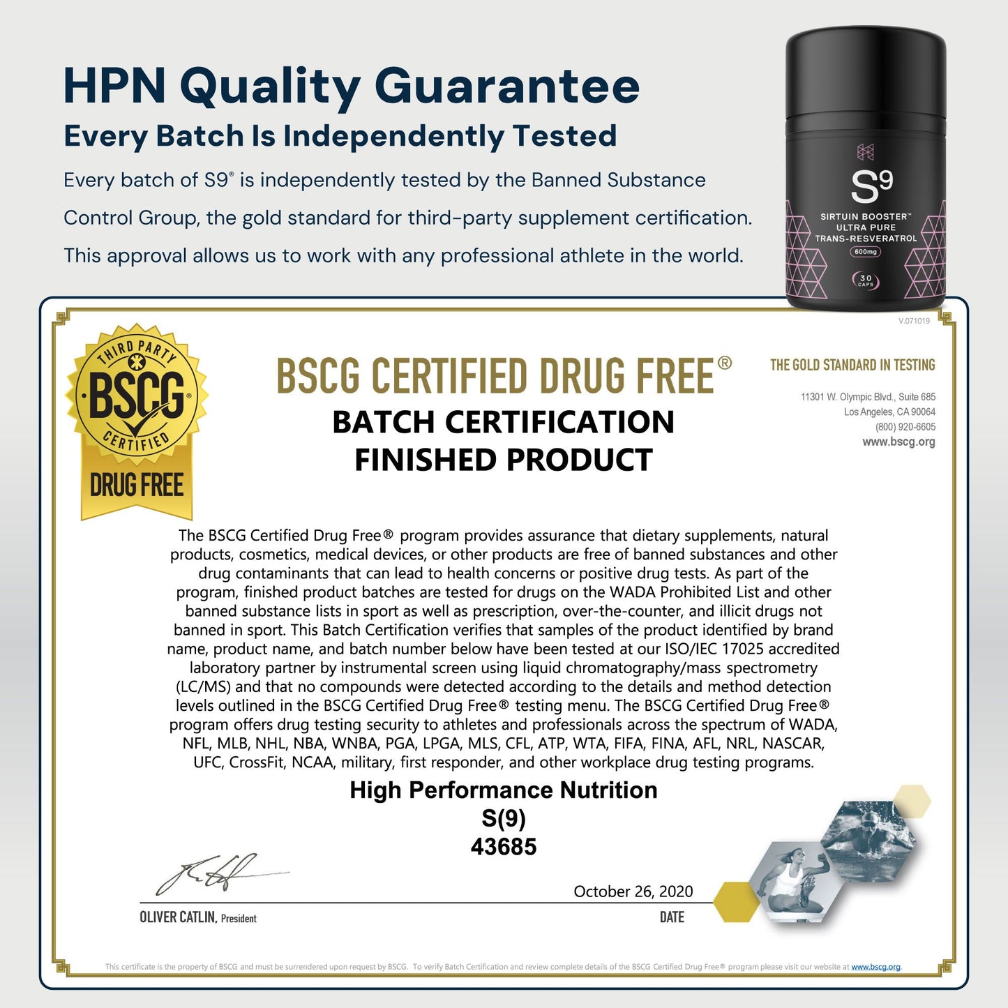 S9® Sirtuin Booster™ Resveratrol