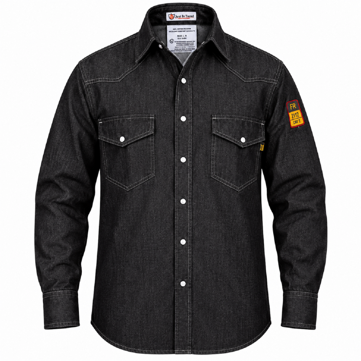Flame Resistant FR Denim Shirt - 100% C