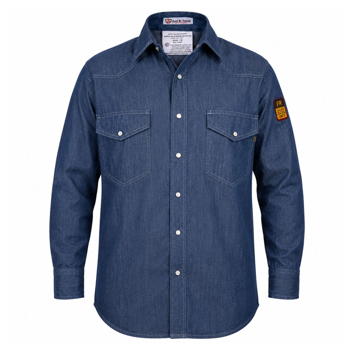 Flame Resistant FR Denim Shirt - 100% C