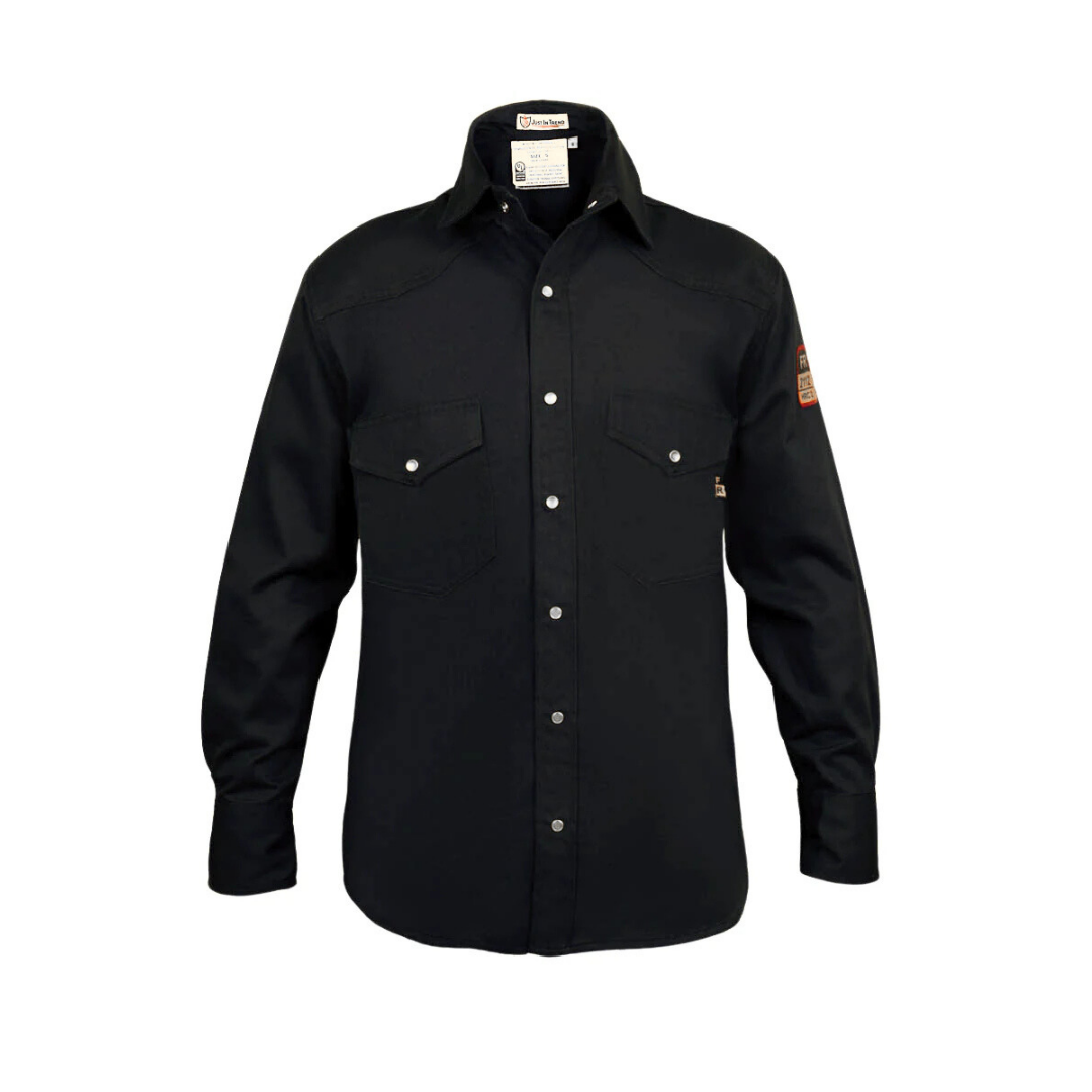 Flame Resistant Welding Shirt - 100% C - 9 oz