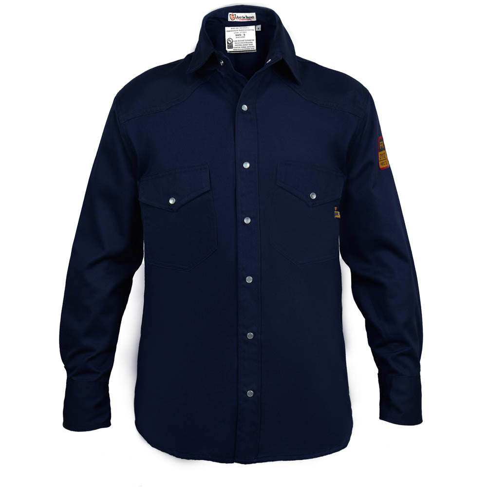 Flame Resistant Welding Shirt - 100% C - 9 oz
