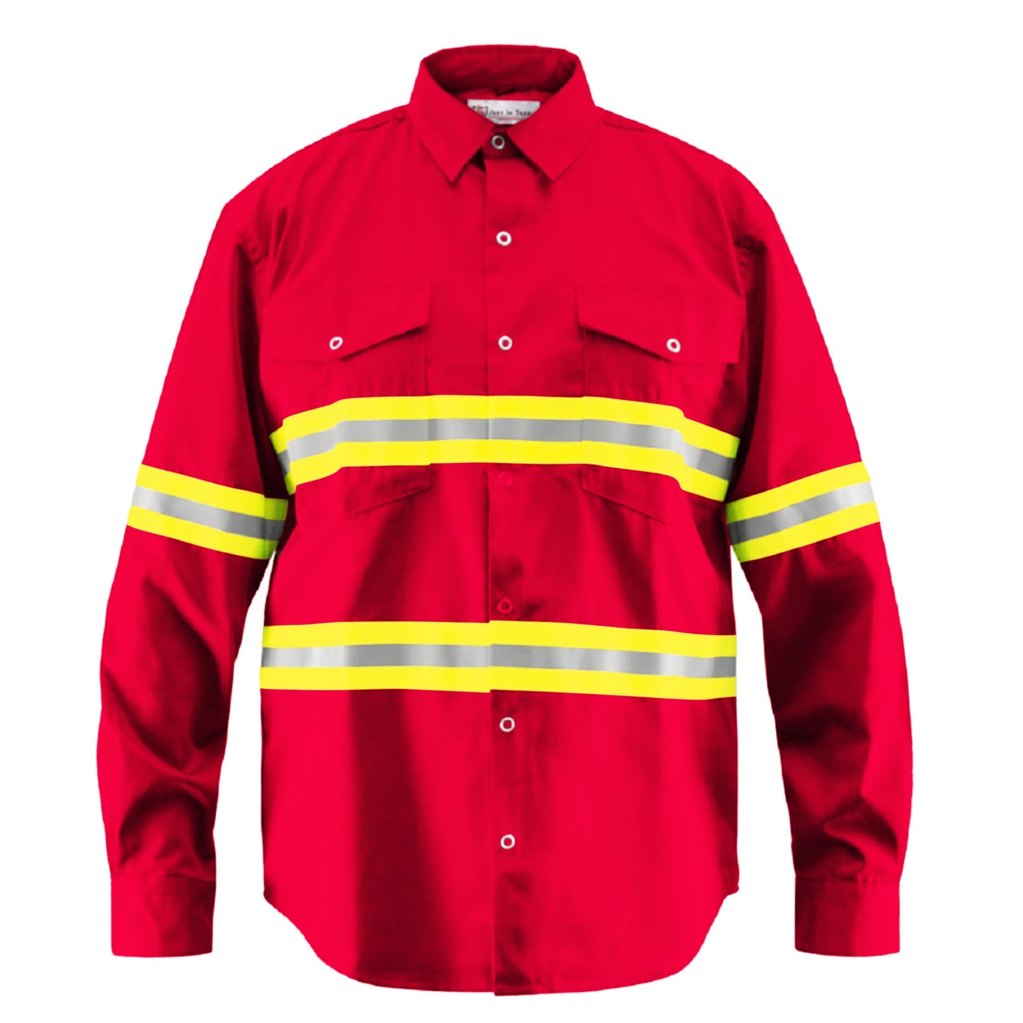 Premium High Visibility Hi Vis Reflective Safety Work Shirts - Full Sleeve