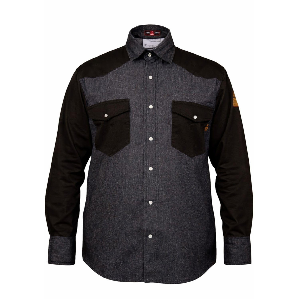 Flame Resistant FR Shirt - 88/12 - Western Style - Two Tone 7 oz