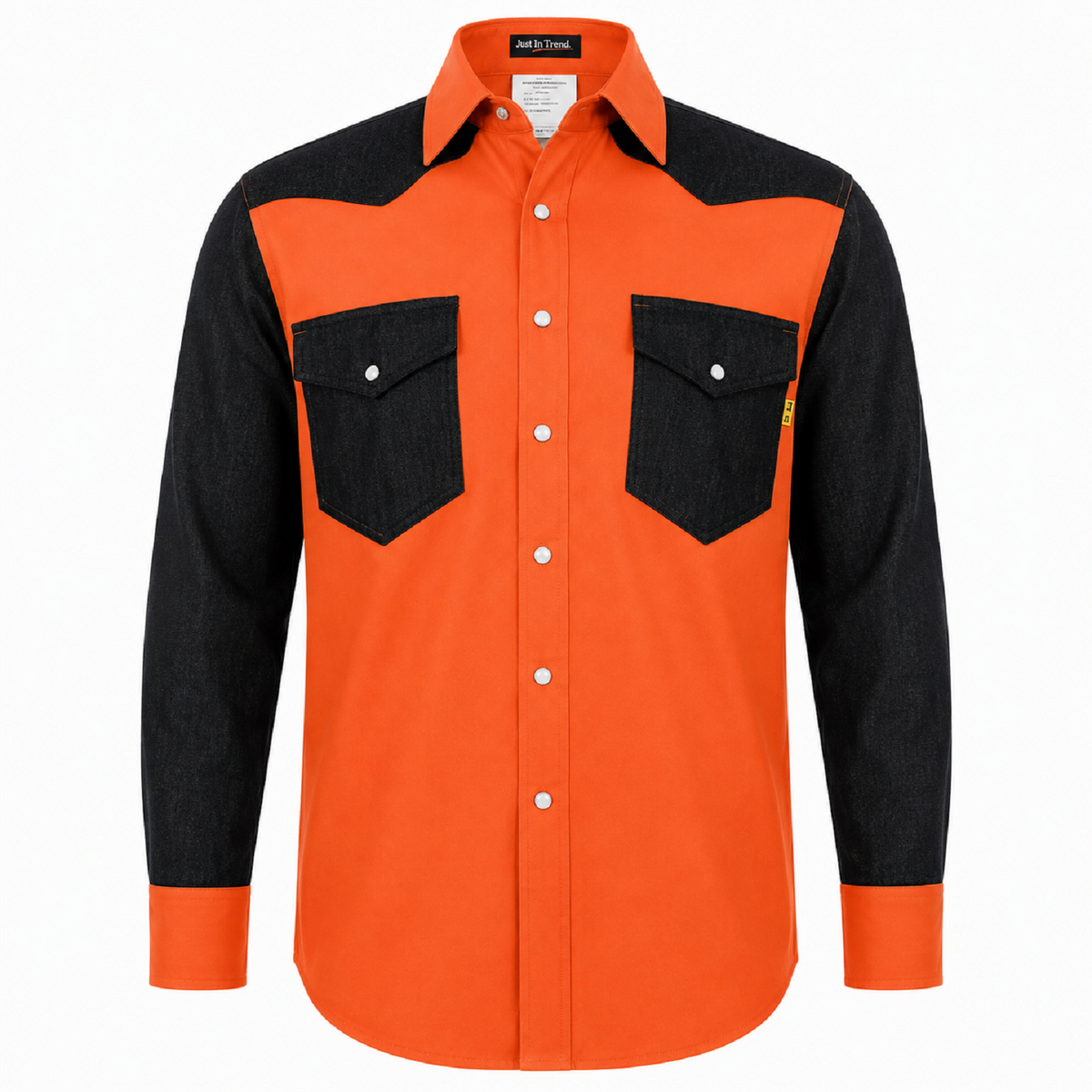 Flame Resistant FR Shirt - 88/12 - Western Style - Two Tone 7 oz