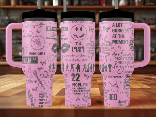 SWIFTIE Taylor Swift Engraved Tumbler  | 30oz