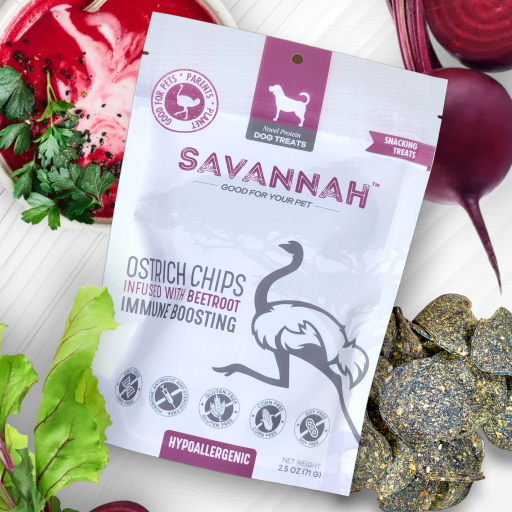 Light Chewer Medium Box — 8 Ostrich Treats for Gentle Chewers