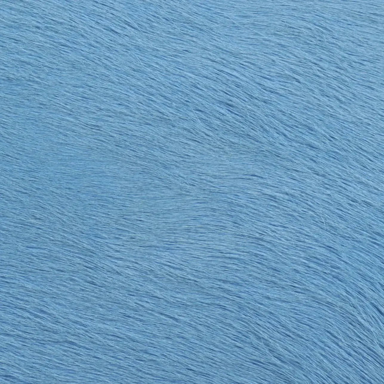 Sea Blue Dyed Cowhide Rug