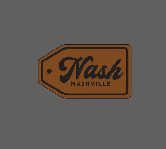 Nash Leather Luggage Tag