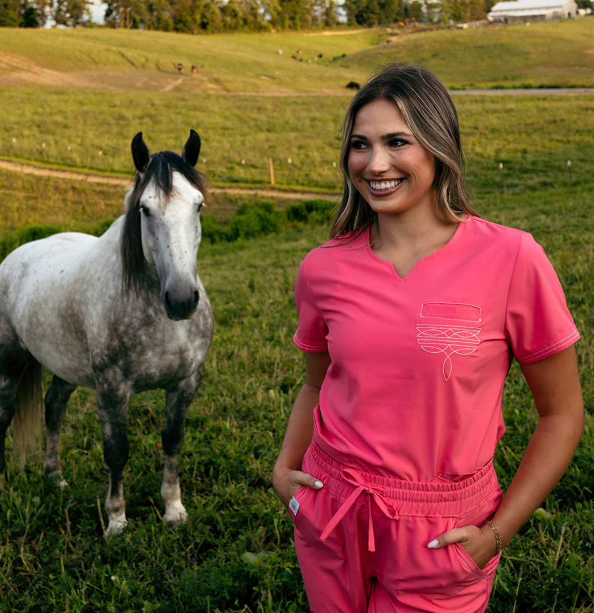 Hot Pink Boot-Stitch Pants