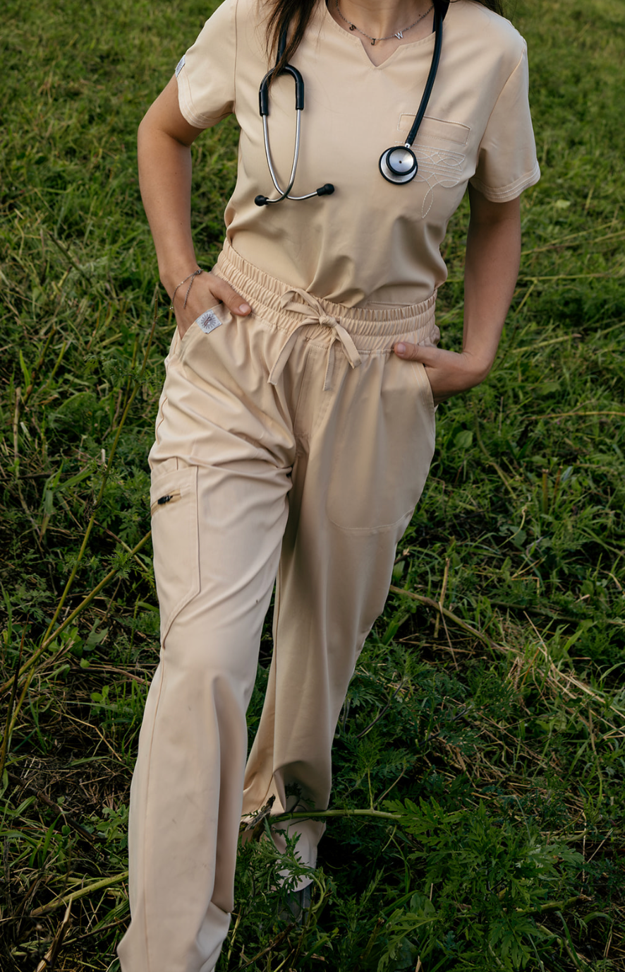 Sand Boot-Stitch Top