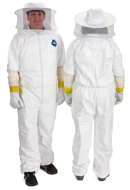 MEDIUM BEEKEEPING TYVEK COVERALL
