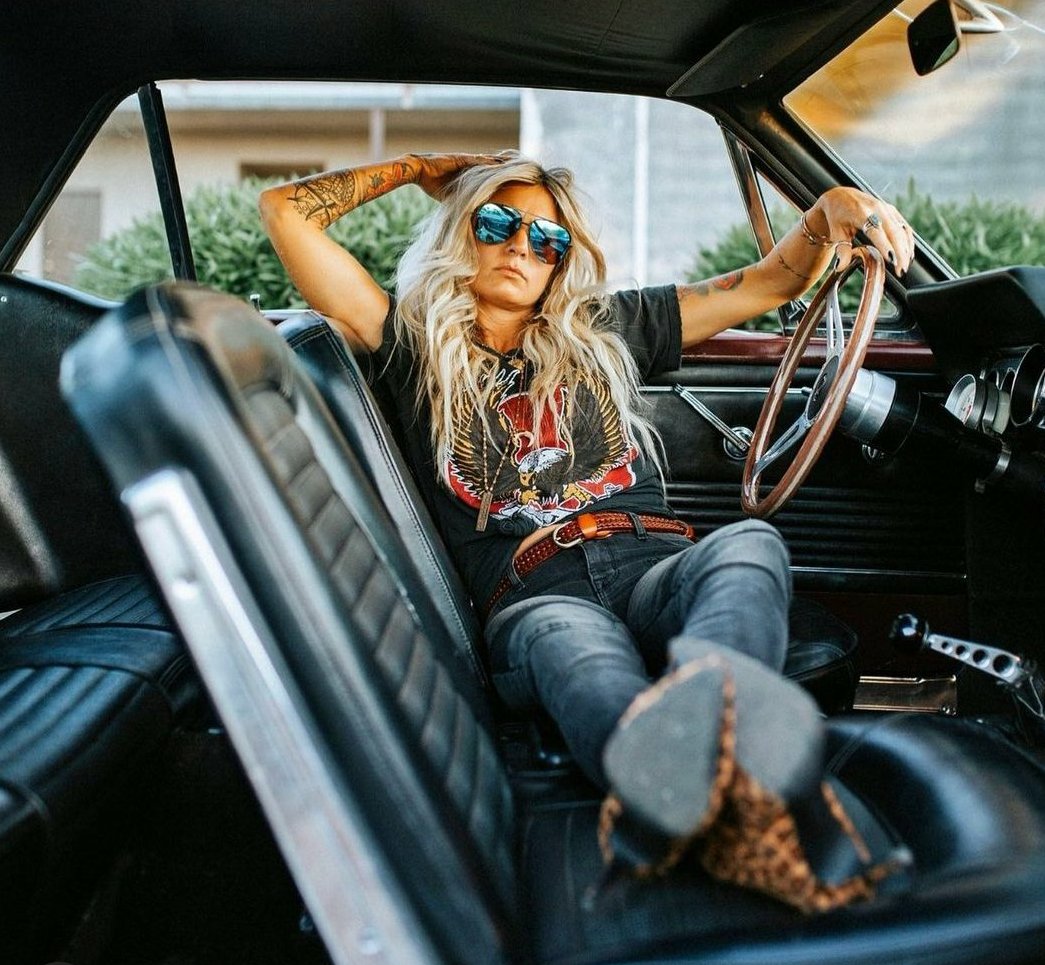 Jaden Gold Baja Blue Sunglasses by American Bonfire Co