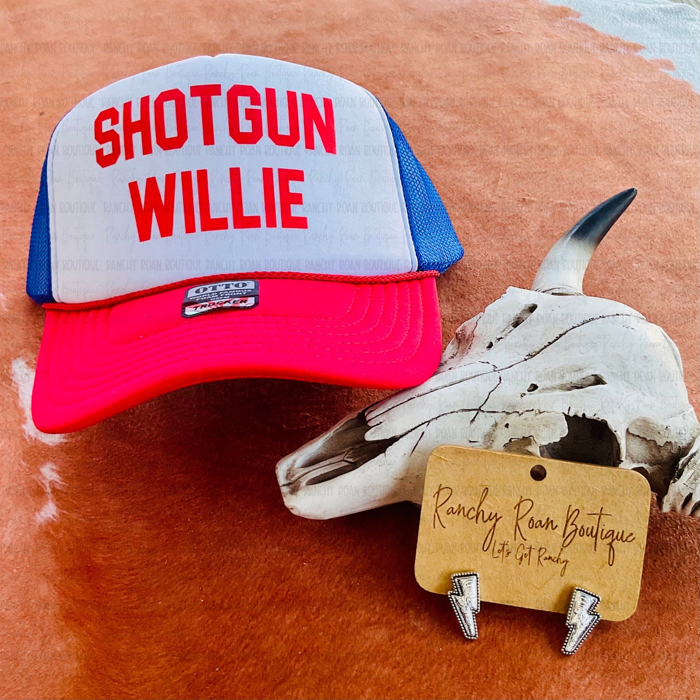 Shotgun Willie American Western Trucker Hat
