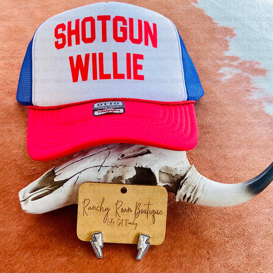 Shotgun Willie American Western Trucker Hat