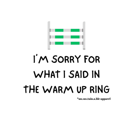 Die Cut Stickers - 3x3 - Warm Up Ring