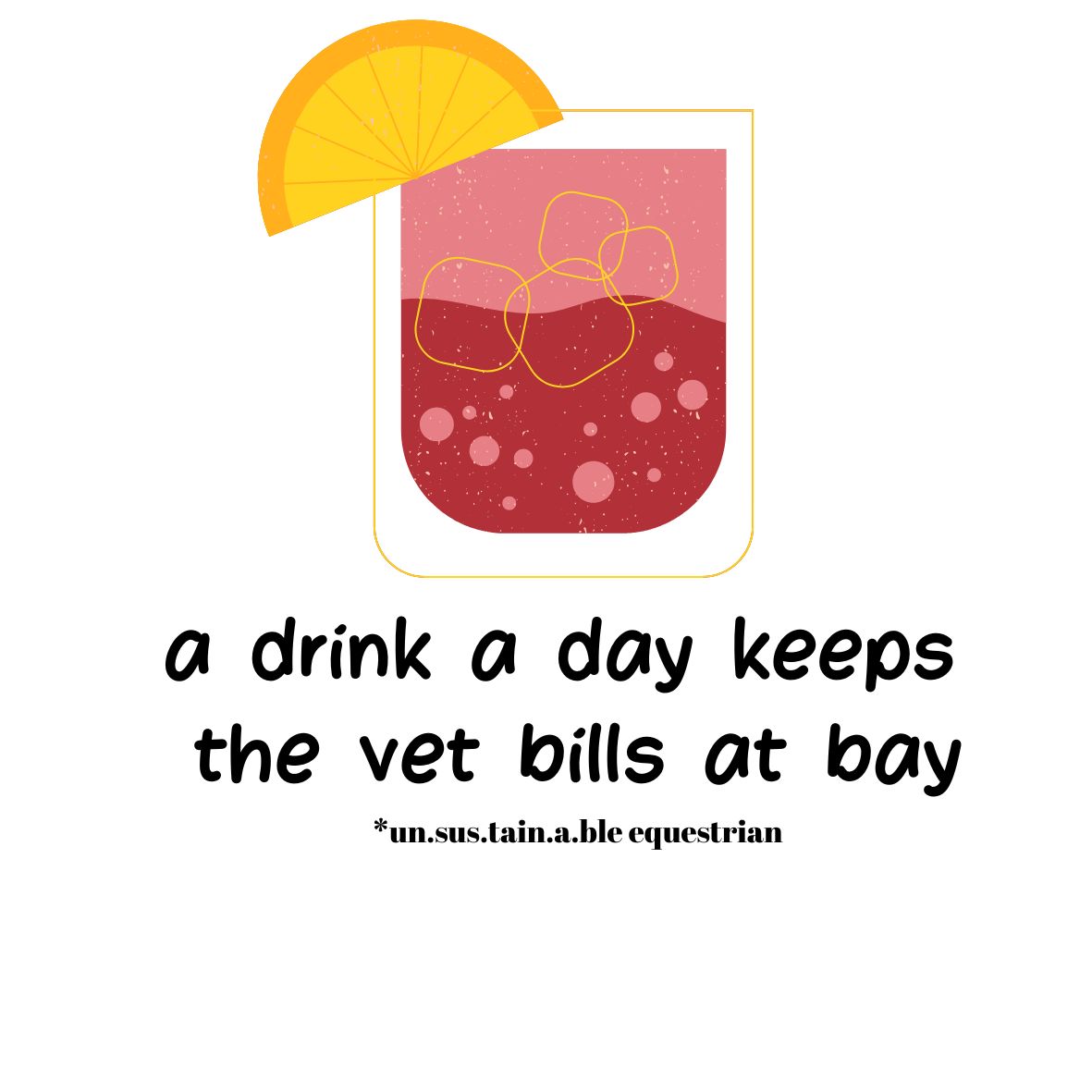 Die Cut Vinyl Stickers - 3x3 - Drink A Day