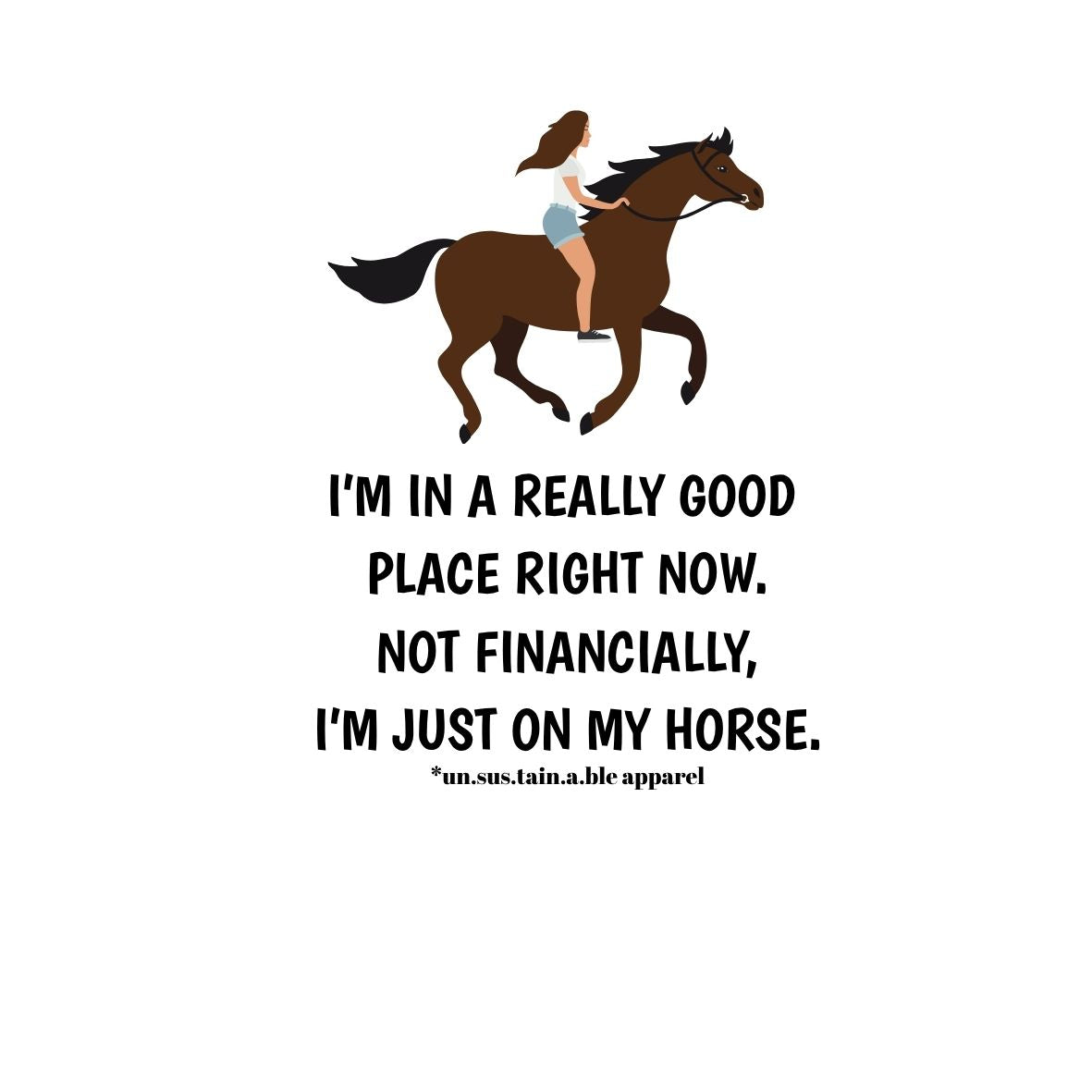 Die Cut Vinyl Stickers - 3x3 -  On My Horse