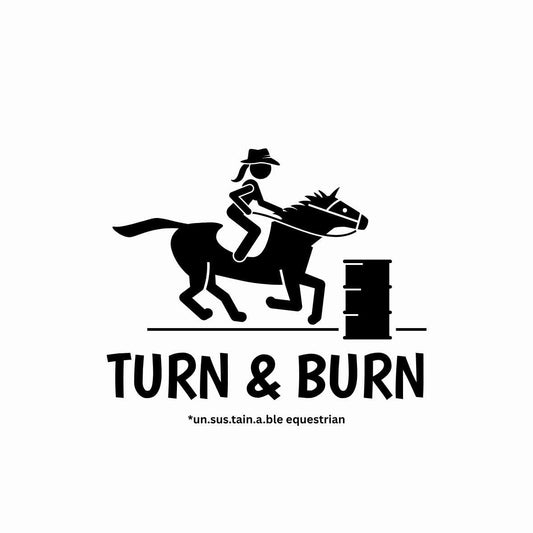 Die Cut Vinyl Stickers - 3x3 - Turn & Burn
