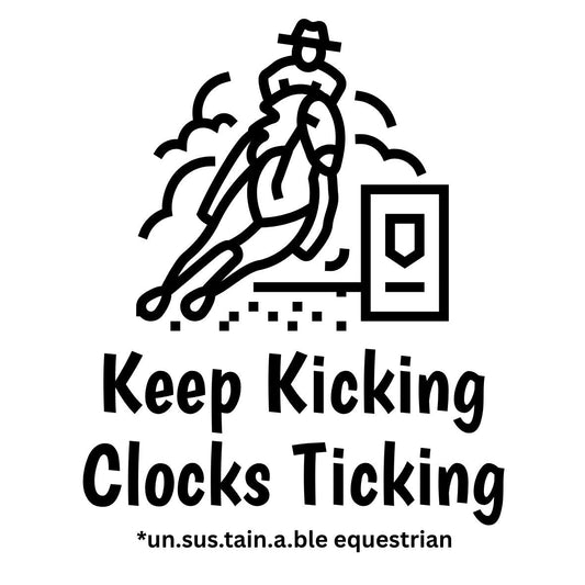 Die Cut Vinyl Stickers - 3x3 - Kicking/Ticking