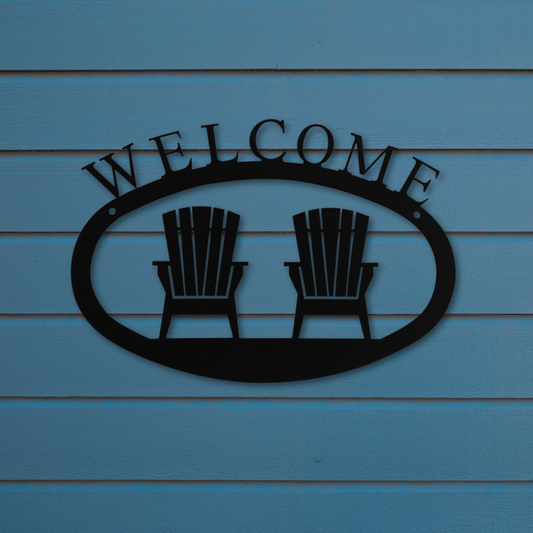 Small Adirondacks Welcome Sign