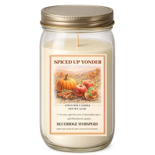 Spiced Up Yonder Pumpkin Apple Spice | Hand-Poured Autumn Harvest Candle