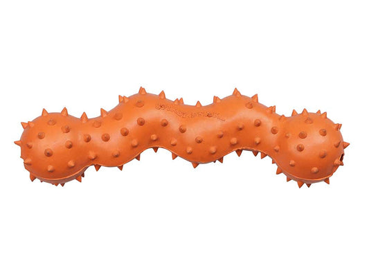 Spikey Snake Rubber Dog Toy