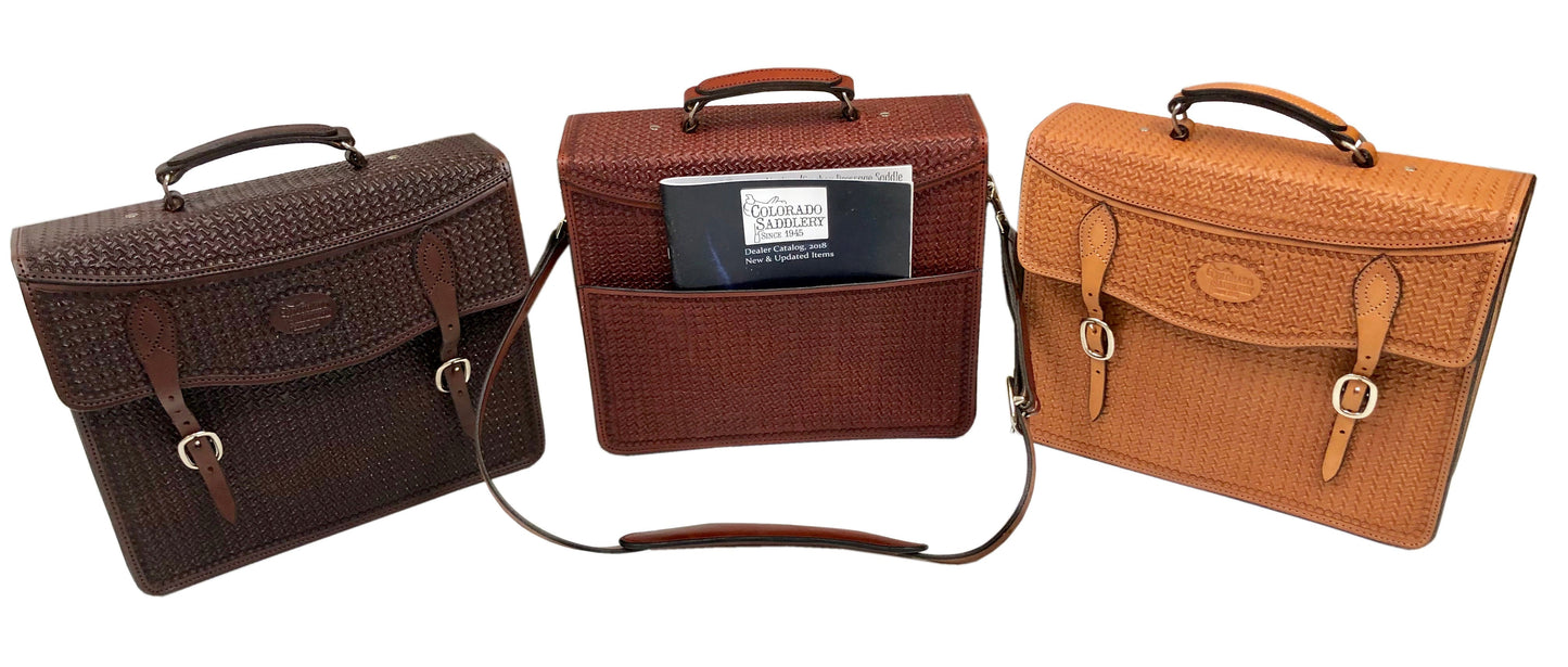 CS Handmade Leather Briefcase