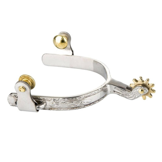 Tabelo SS Engraved Roping Spur