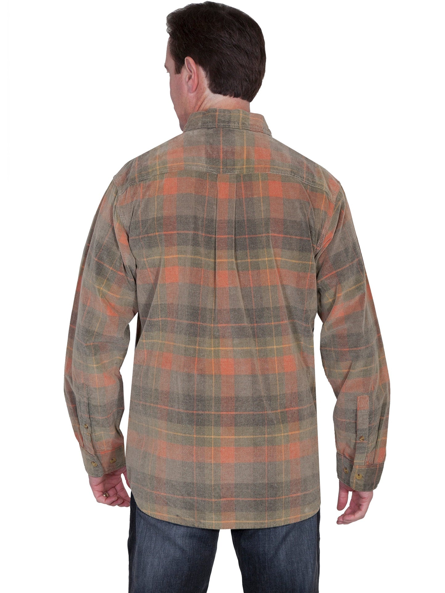 Corduroy Plaid Shirt - TR-052