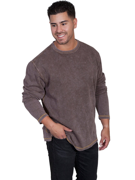 L/s Rib Knit Shirt - TR-058