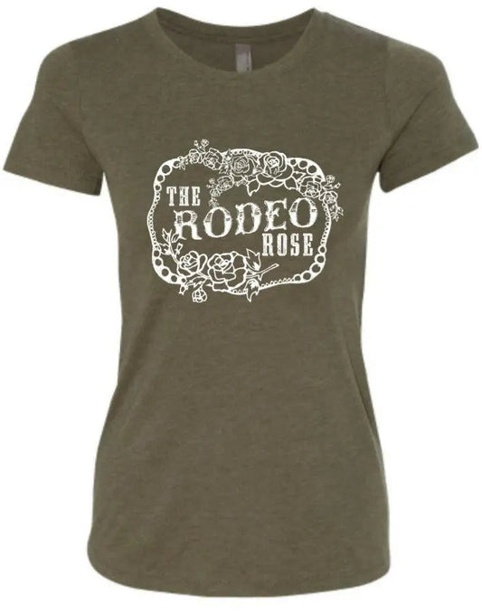 The Rodeo Rose  Logo Tee