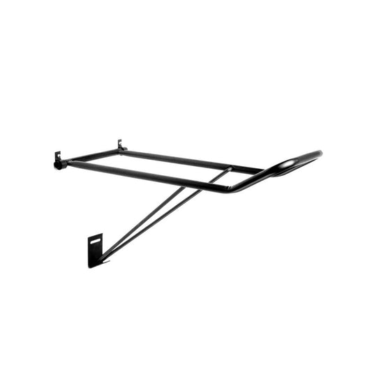 Wall-Mount Folding Western Saddle Rack – Tubular Enameled Steel, Space-Saving Design