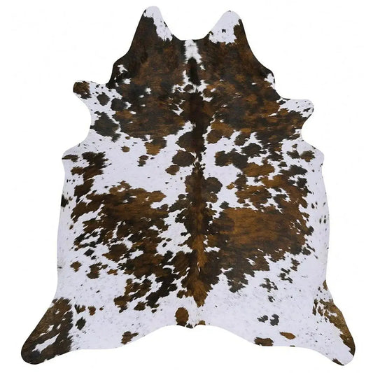 Tricolor Brazilian Cowhide Rug: XL