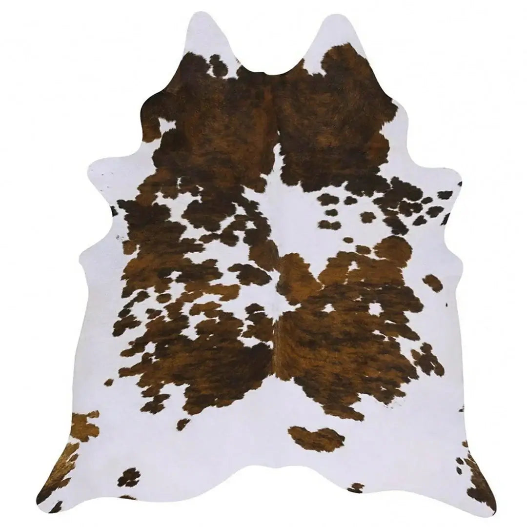 Tricolor Brazilian Cowhide Rug: LARGE