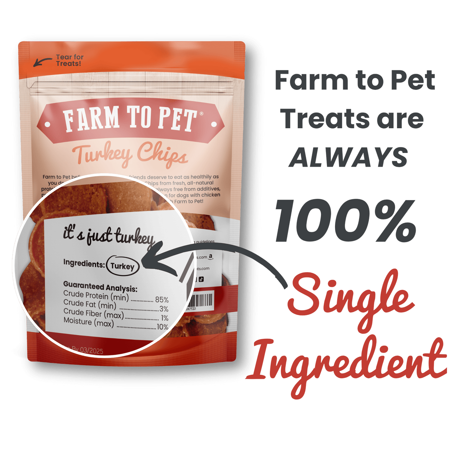 Puppy Packs 'n Snacks Dog Treat Starter Pack | Single-Ingredient Training Treats