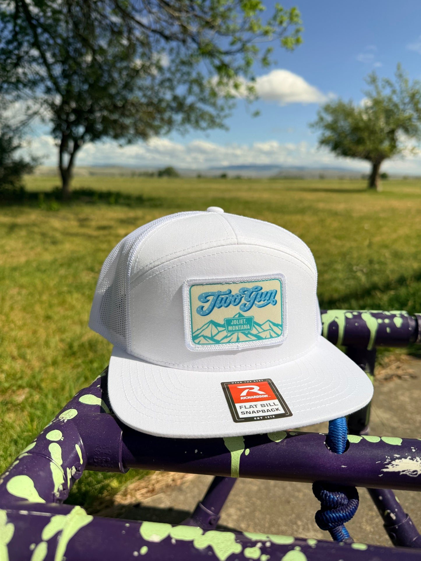 Turquoise Peaks Snapback Hat