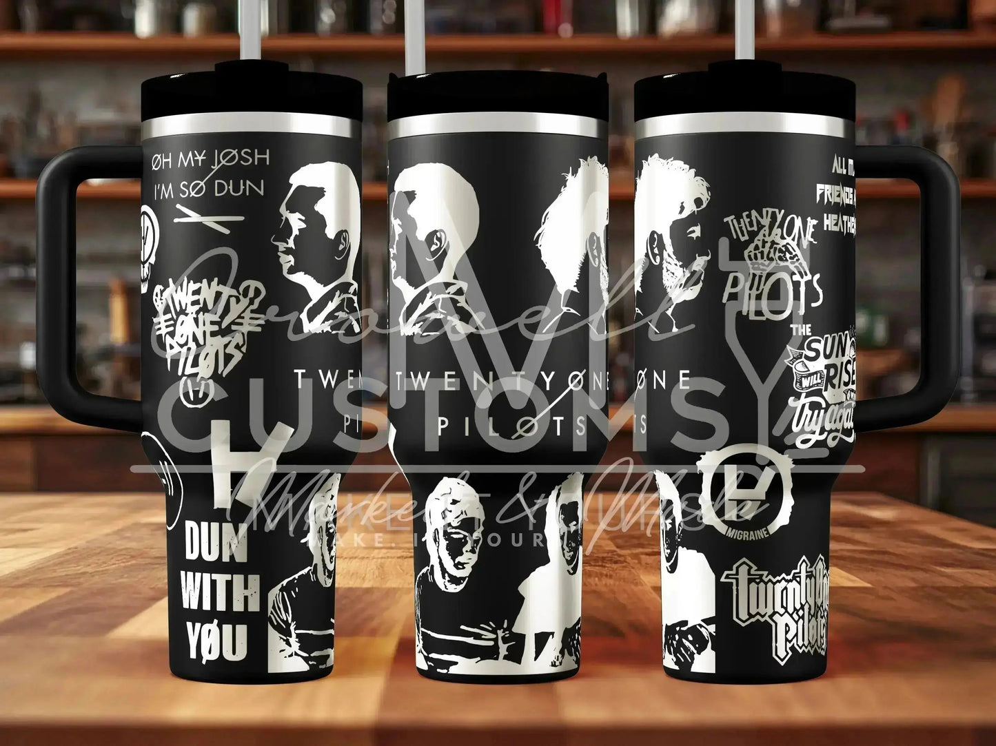 Twenty One Pilots (21 Pilots)  Engraved Tumbler | Genuine Stanley