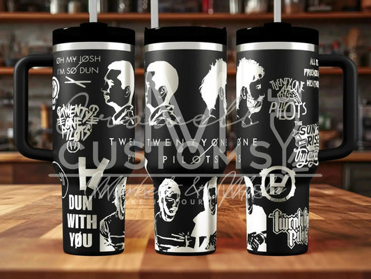 Twenty One Pilots (21 Pilots)  Engraved Tumbler | Genuine Stanley