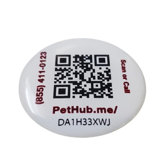PetHub QR Pet ID Sticker – Upgrade Any Tag + Backup Pet Protection