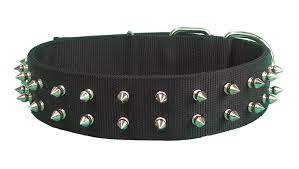 20'' PET COLLAR -  BLACK - SPIKE