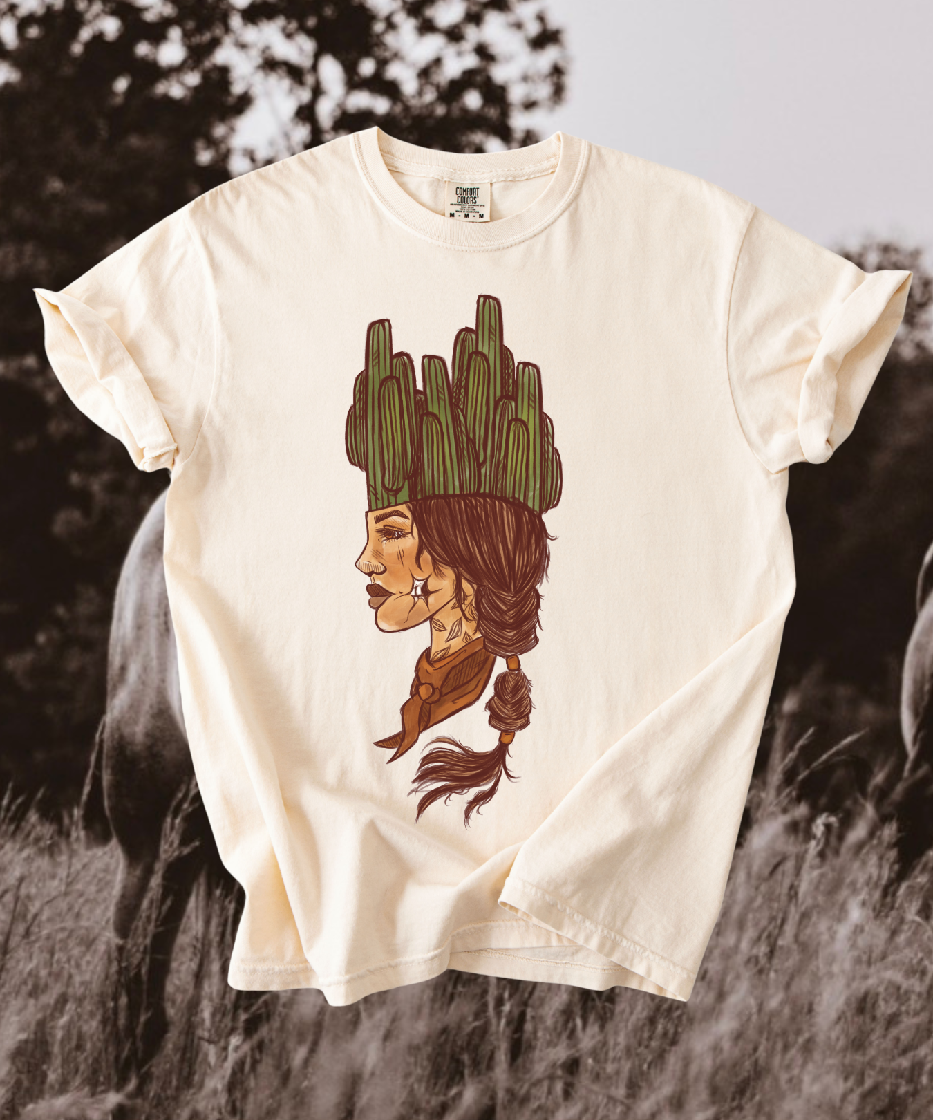 Cacti Cowgirl Tee