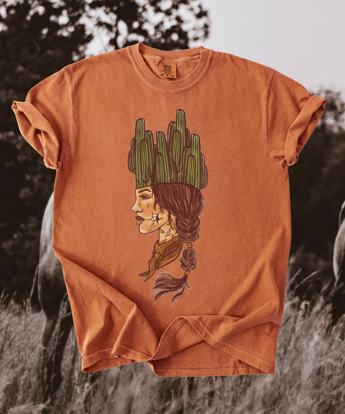 Cacti Cowgirl Tee