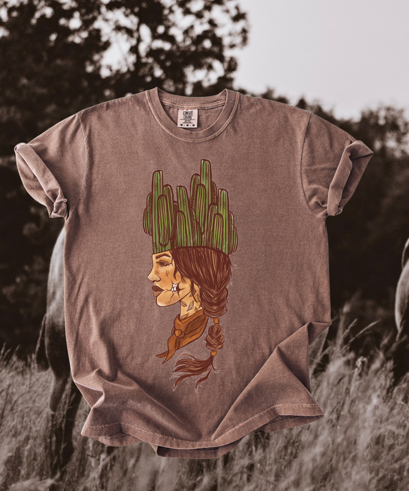 Cacti Cowgirl Tee