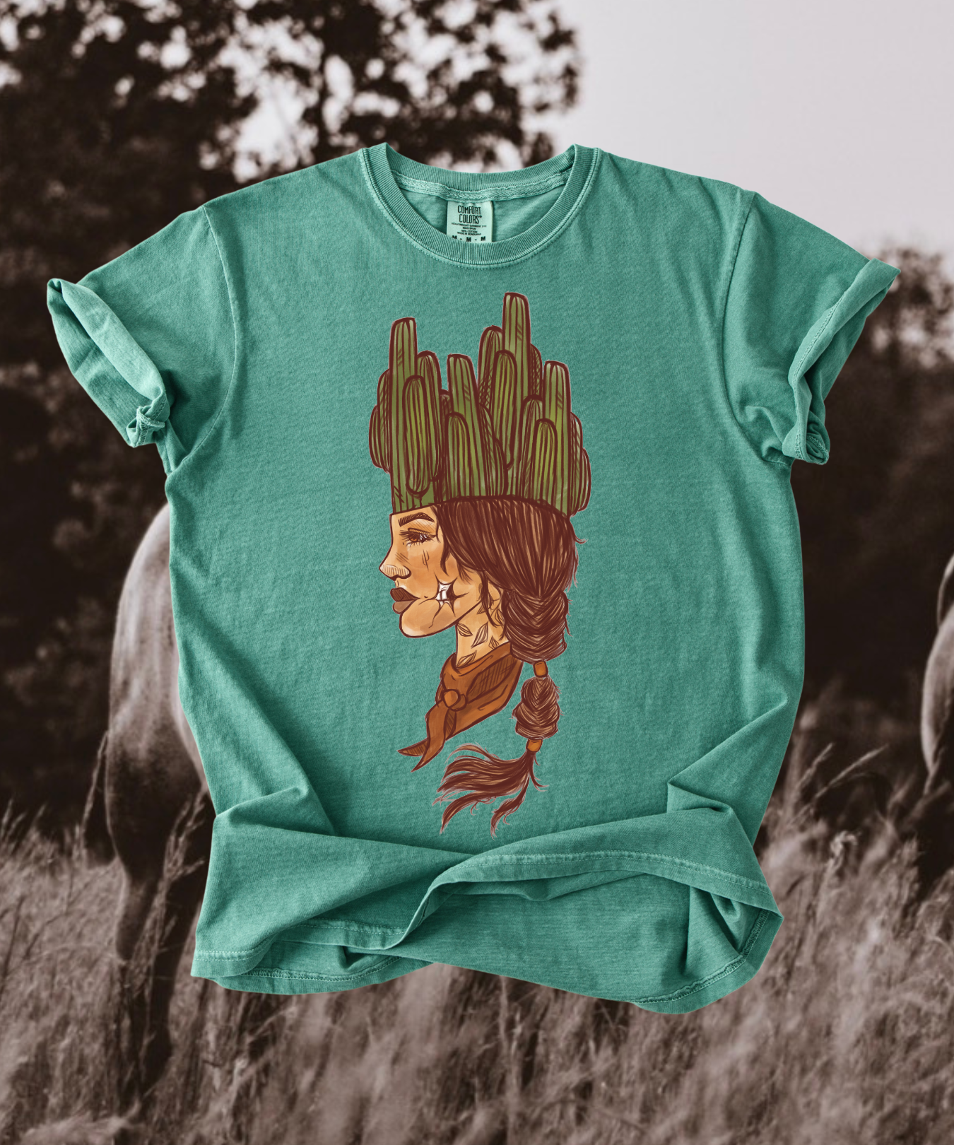 Cacti Cowgirl Tee