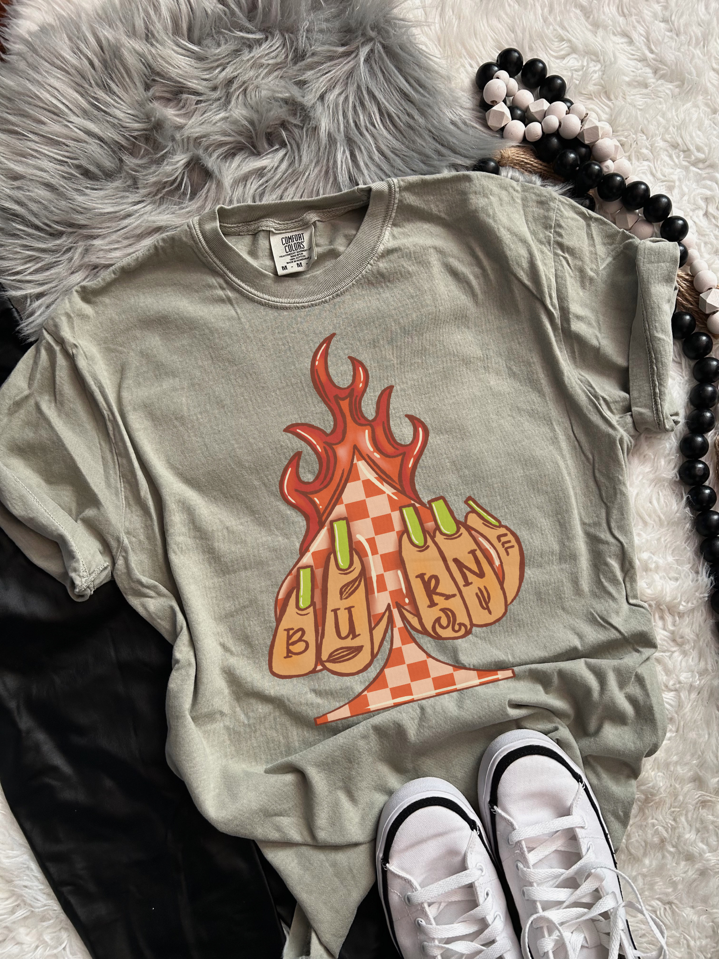 Burnin Spade tee
