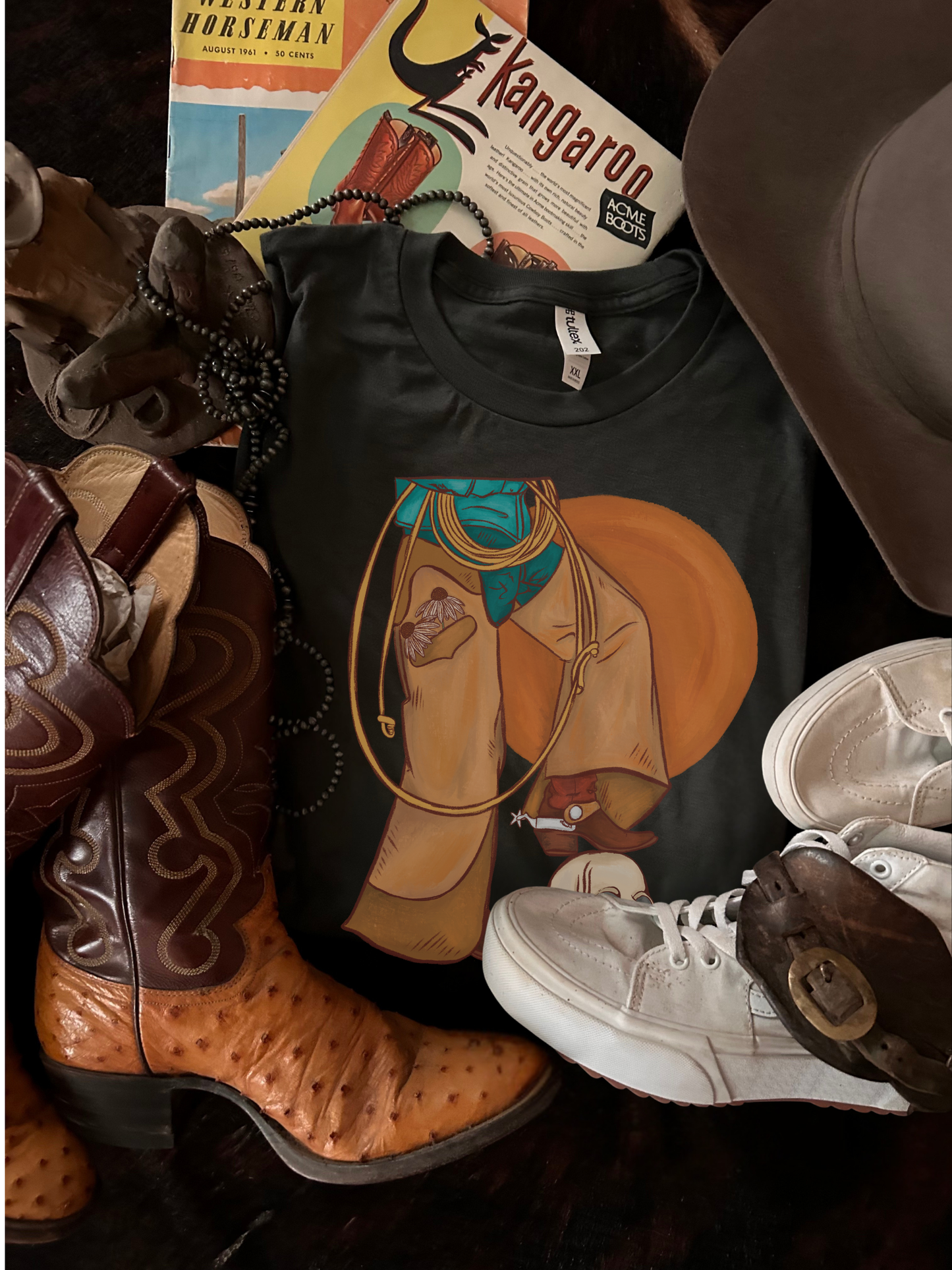 Dusty Leather Tee